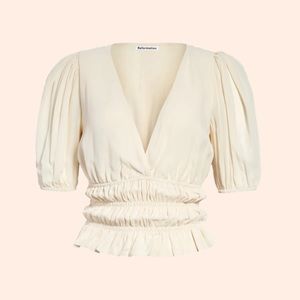 Reformation cottage core top
